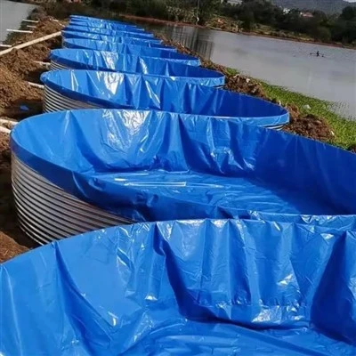 Waterproof Blue PVC Pwason Pond